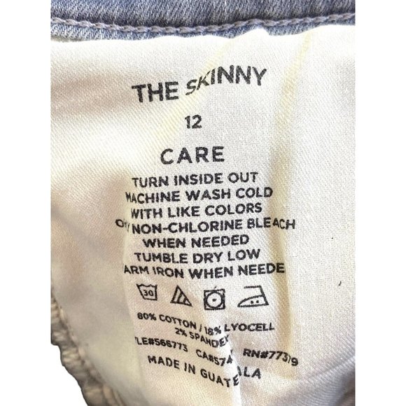 Ann Taylor Womens Jeans 12 Gray The Skinny Leg High Waist Pockets Stretch Casual - Picture 6 of 6